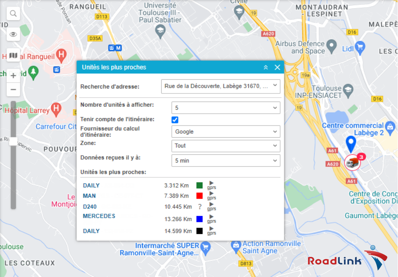 geolocalisation ambulance